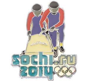 Значок 2014 года «Сочи-2014 — Бобслей» — Фото №1