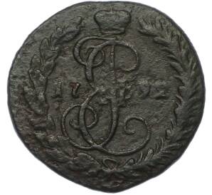 Денга 1792 года КМ — Фото №1