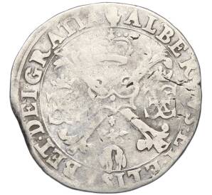 1/4 патагона 1612-1621 года Испанские Нидерланды (Брабант) Альберт VII — Фото №2