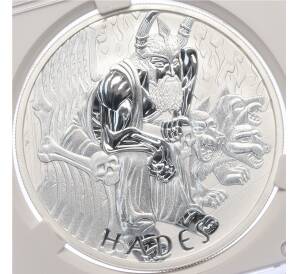 1 доллар 2021 года Тувалу «Боги Олимпа — Аид» в слабе CPRC (Топ-грейд MS70) — Фото №1