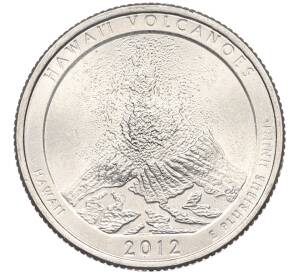 1/4 доллара (25 центов) 2012 года P США «Национальные парки — №14 Национальный парк Гавайские вулканы» — Фото №1