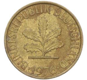 10 пфеннигов 1976 года D Западная Германия (ФРГ) — Фото №1