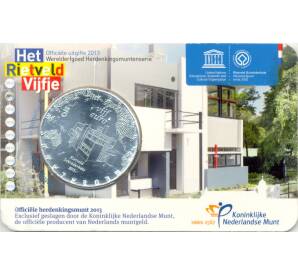 5 евро 2013 года Нидерланды — Дом Шрёдера (в блистере) — Фото №1