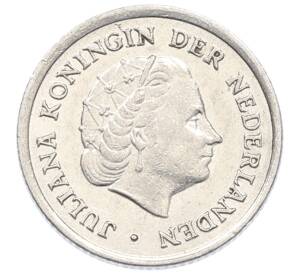 10 центов 1959 года Нидерланды — Фото №2