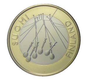 5 евро 2010 года T Финляндия «Исторические регионы Финляндии — Сатакунта» (в буклете) — Фото №1