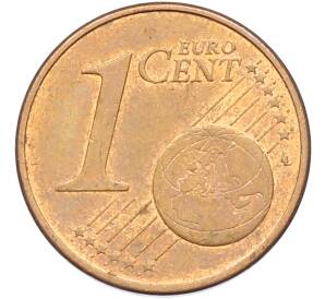 1 евроцент 2002 года D Германия — Фото №2