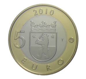 5 евро 2010 года T Финляндия «Исторические регионы Финляндии — Сатакунта» (в буклете) — Фото №2