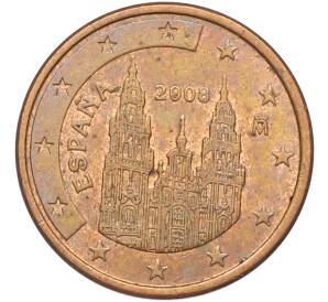 1 евроцент 2008 года Испания — Фото №1