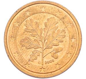 2 евроцента 2006 года G Германия — Фото №1