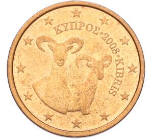 2 евроцента 2008 года Кипр — Фото №1