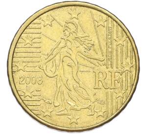 10 евроцентов 2008 года Франция — Фото №1