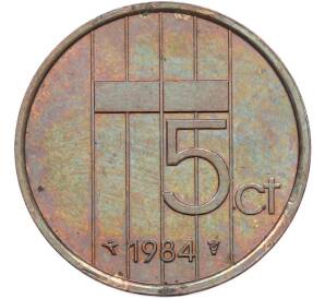 5 центов 1984 года Нидерланды — Фото №1
