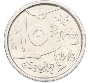 10 песет 1993 года Испания «Жоан Миро» — Фото №2
