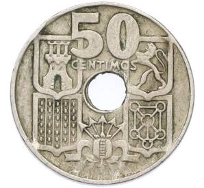 50 сентимо 1949 года Испания — Фото №1