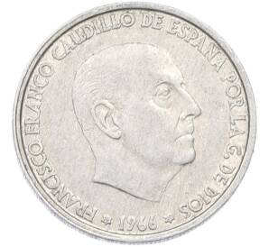 50 сентимо 1966 (67) года Испания — Фото №2