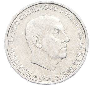 50 сентимо 1966 (67) года Испания — Фото №2