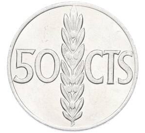 50 сентимо 1966 (71) года Испания — Фото №1