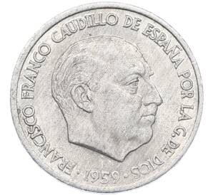 10 сентимо 1959 года Испания — Фото №2