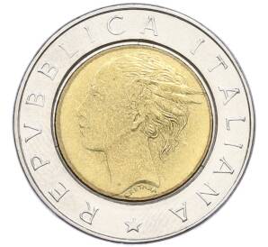 500 лир 1991 года Италия — Фото №2