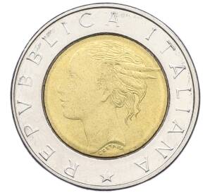 500 лир 1994 года Италия «500 лет со дня рождения Луки Пачоли» — Фото №2