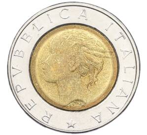 500 лир 1994 года Италия «500 лет со дня рождения Луки Пачоли» — Фото №2