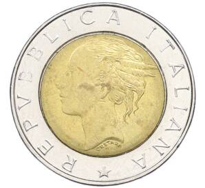 500 лир 1997 года Италия «50 лет дорожной полиции» — Фото №2