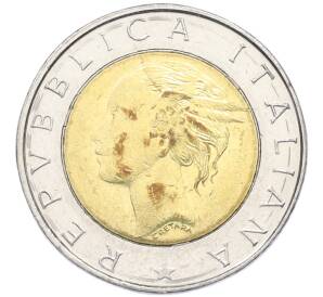 500 лир 1998 года Италия «20 лет IFAD» — Фото №2