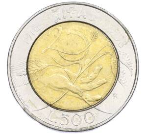 500 лир 1998 года Италия «20 лет IFAD» — Фото №1