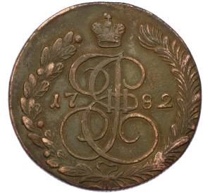 5 копеек 1782 года КМ — Фото №1