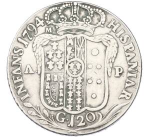 120 грано 1794 года Неаполь — Фото №2