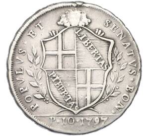 1 скудо (10 паоли) 1797 года Болонья — Фото №2