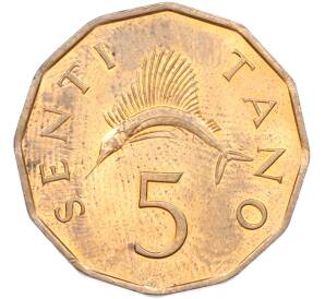 5 центов 1981 года Танзания — Фото №1