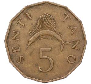 5 центов 1982 года Танзания — Фото №1