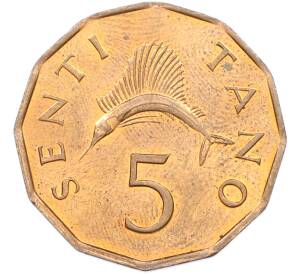 5 центов 1984 года Танзания — Фото №1