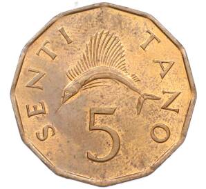 5 центов 1984 года Танзания — Фото №1