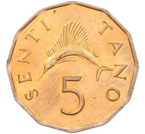 5 центов 1984 года Танзания — Фото №1