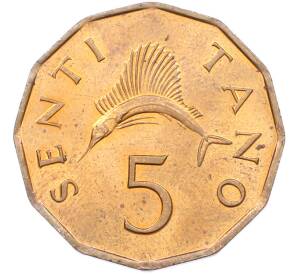 5 центов 1984 года Танзания — Фото №1