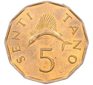 5 центов 1984 года Танзания — Фото №1