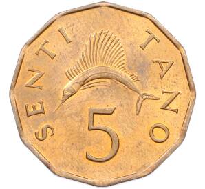 5 центов 1984 года Танзания — Фото №1