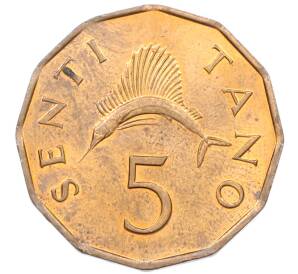 5 центов 1984 года Танзания — Фото №1