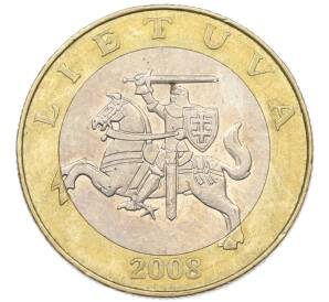 2 лита 2008 года Литва — Фото №2