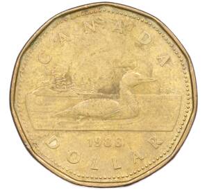 1 доллар 1988 года Канада — Фото №1