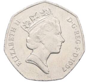 50 пенсов 1997 года Великобритания — Фото №2