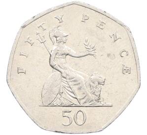 50 пенсов 2001 года Великобритания — Фото №1