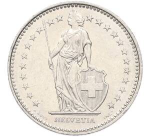 1 франк 1989 года Швейцария — Фото №2