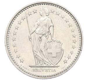 1 франк 1989 года Швейцария — Фото №2