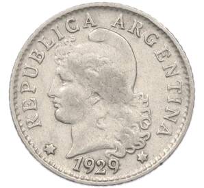 5 сентаво 1929 года Аргентина — Фото №1