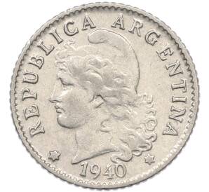 5 сентаво 1940 года Аргентина — Фото №1