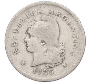 10 сентаво 1925 года Аргентина — Фото №1