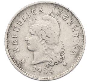 10 сентаво 1934 года Аргентина — Фото №1